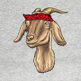 Goat With Bandana T-Shirt